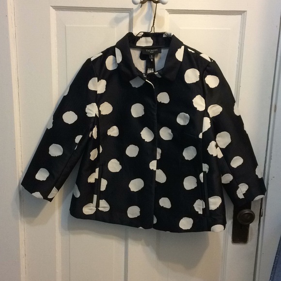Talbots Jackets & Blazers - NWT Talbots Polkadot Jacket Size 8P